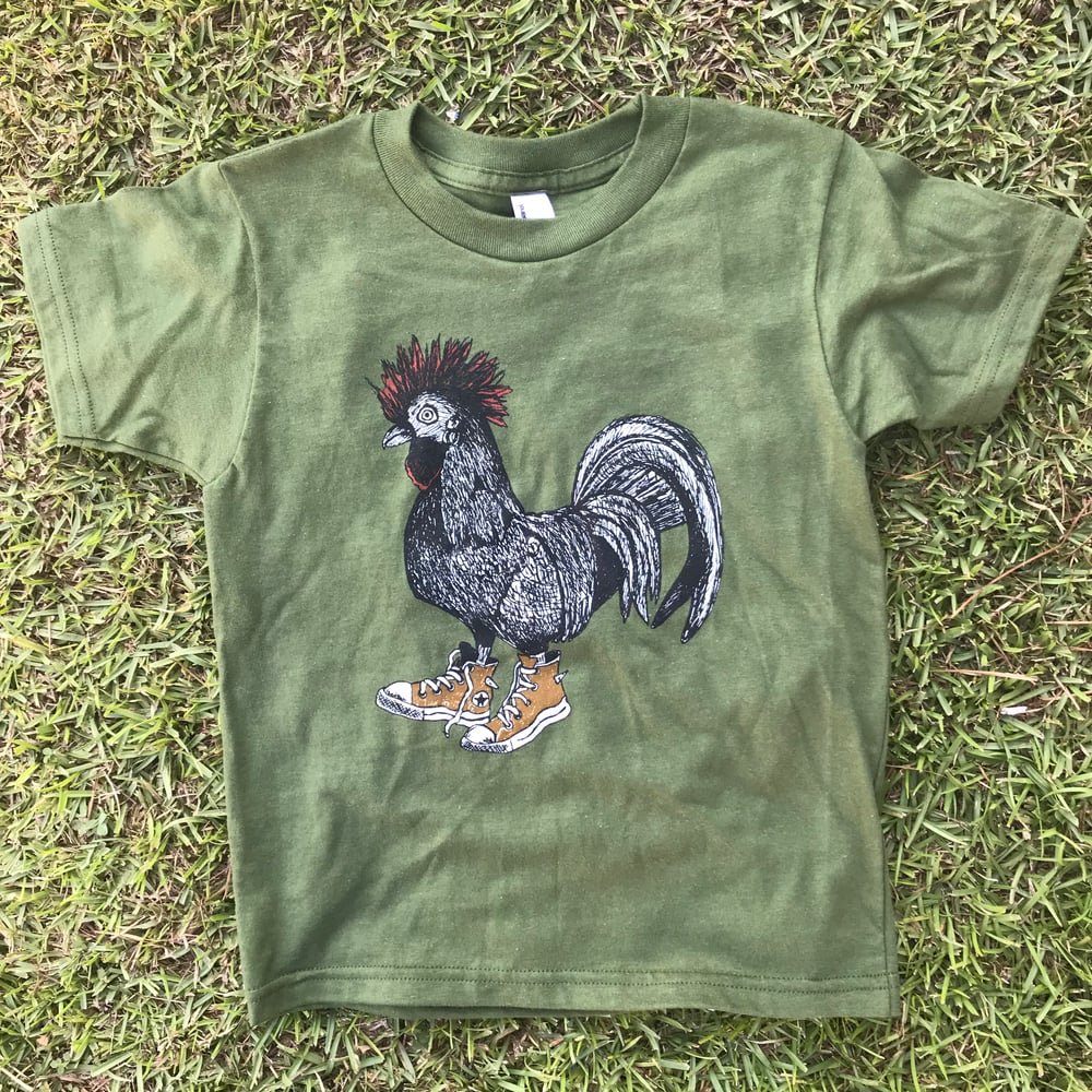 Image of Youth Cluck Taylor on Army Green