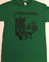 Necrophagia " Rise From The Crypt " Green T-shirt 