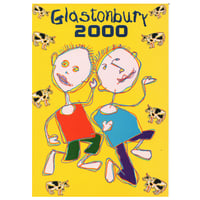 Limited Edition Glastonbury Postcard | Cow Dancers 2000