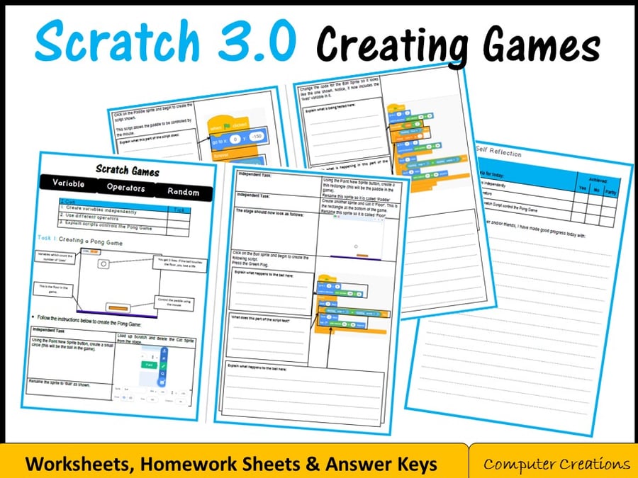 Image of Scratch Coding Programming - Creating Scratch Games (Scratch 3.0)