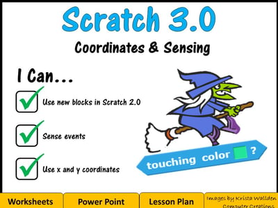 Image of Scratch Coding Programming - Coordinates & Sensing Lesson (Scratch 3.0)