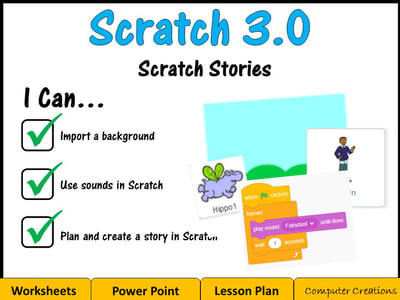 Image of Scratch Coding Programming - Creating Scratch Stories (Scratch 3.0)