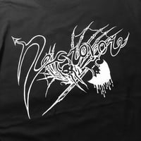 Image 4 of NECROVORE - LOGO I (WHITE PRINT)