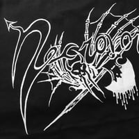 Image 5 of NECROVORE - LOGO I (WHITE PRINT)