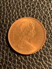 Highly rare and sought after new pence British coin 