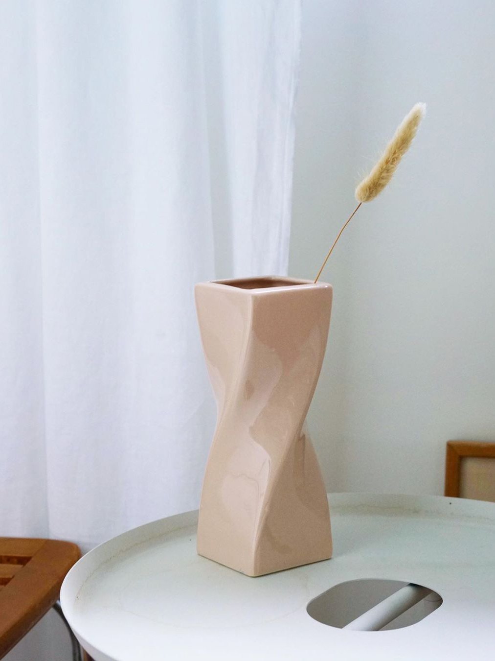 Image of Sculptural Pink Vase