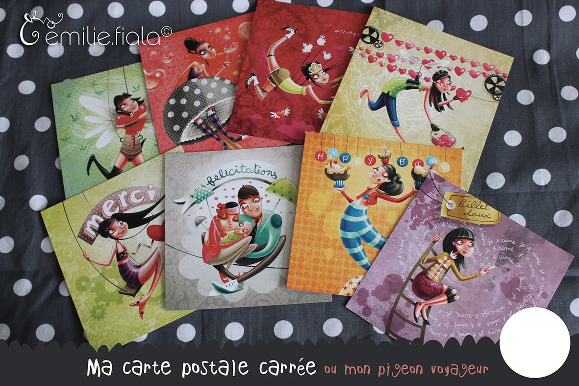 Image of French PostCards - Emilie Fiala (Limited Stock)