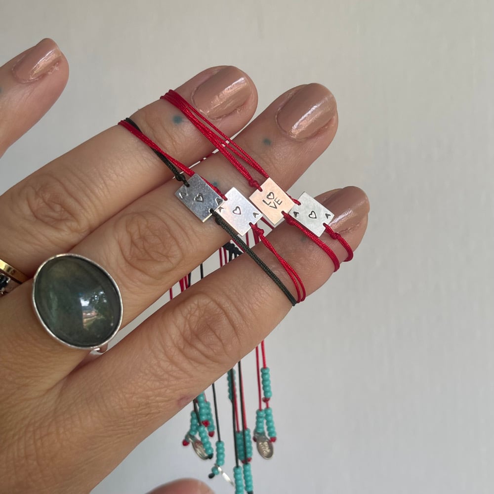 Image of ace of hearts bracelet