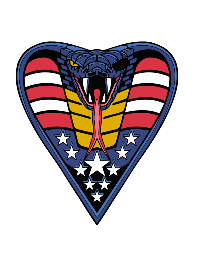 Image of Snake Plissken (Patch + Sticker) by The Dark Inker