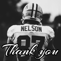 Jordy Nelson “Thank You” Sticker