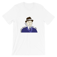 Image 2 of Frank Hague was a Popular Mayor and He Still is - Unisex white tshirt with Mayor Frank Hague's face