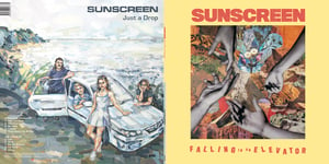Image of Sunscreen "Falling In An Elevator/Just a Drop" LP