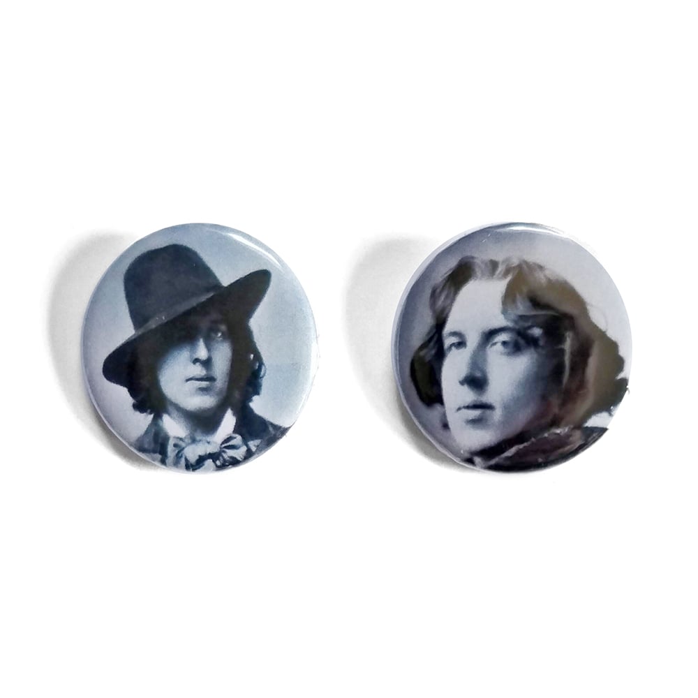Oscar Wilde Button Badges
