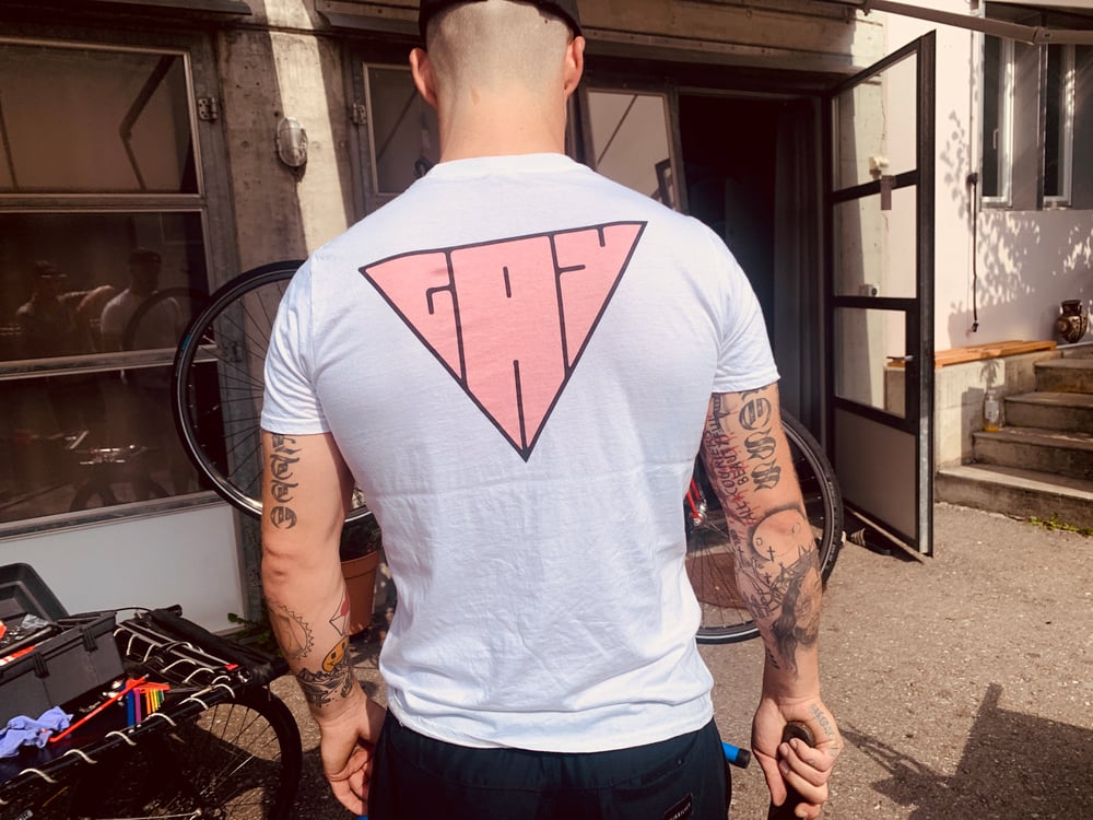 Image of PINK TRIANGLE G-A-Y T-SHIRTS