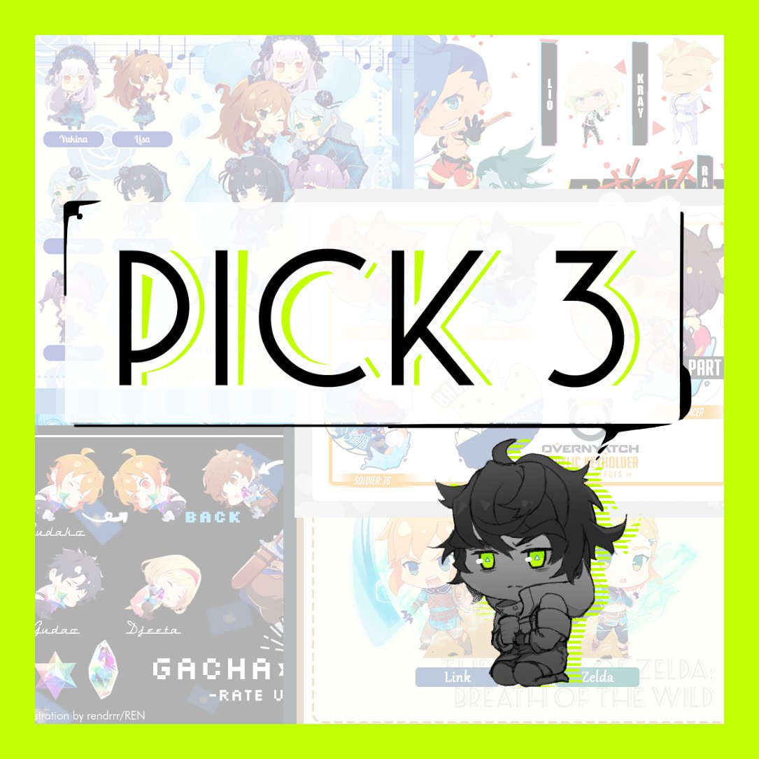 Image of Pick 3 Acrylic Charms