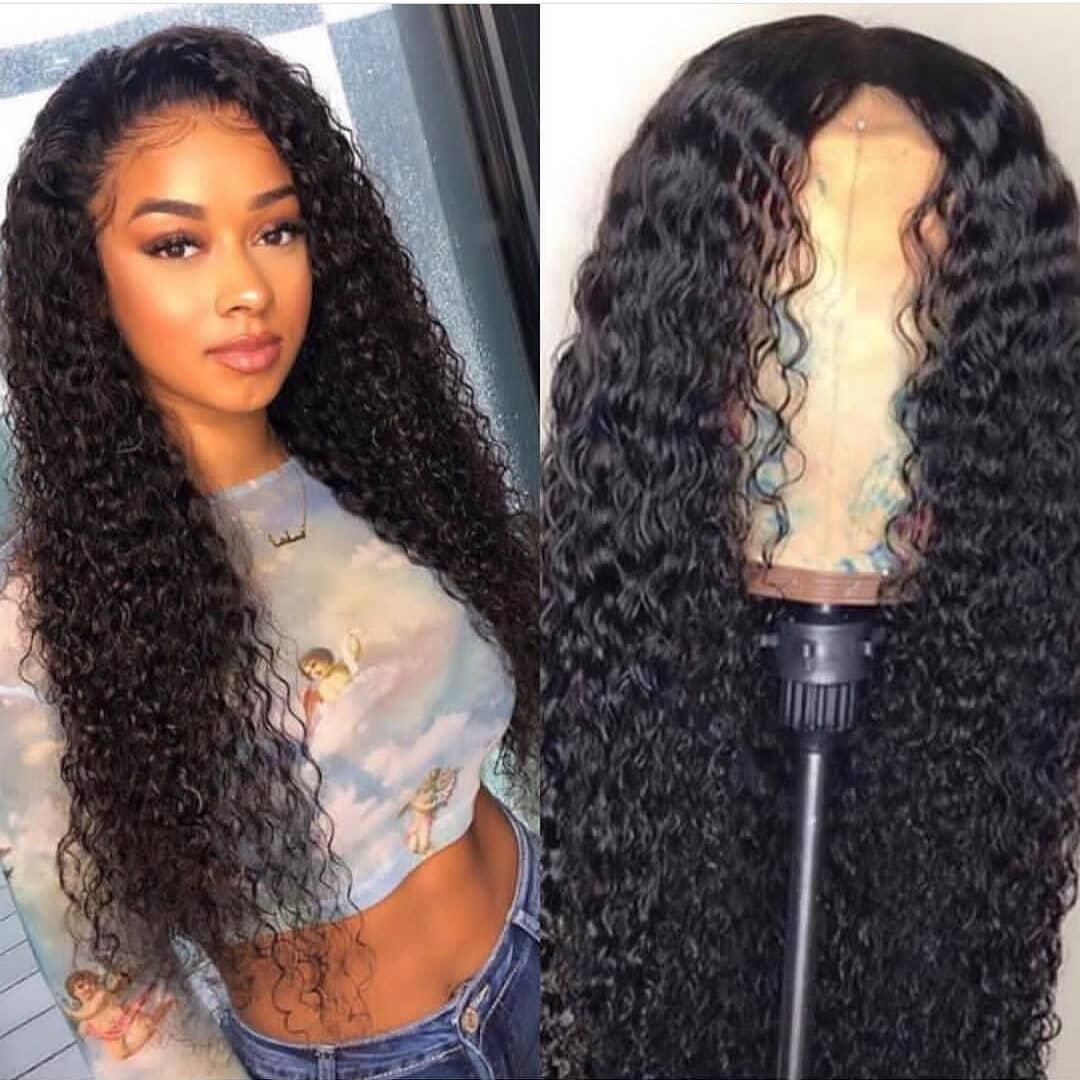 water wave hair with frontal