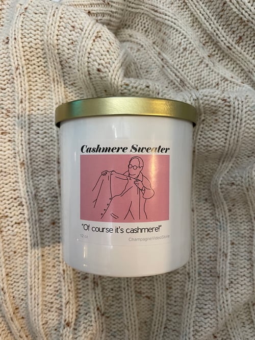 Image of Cashmere Sweater (Red Dot) Scented Candle