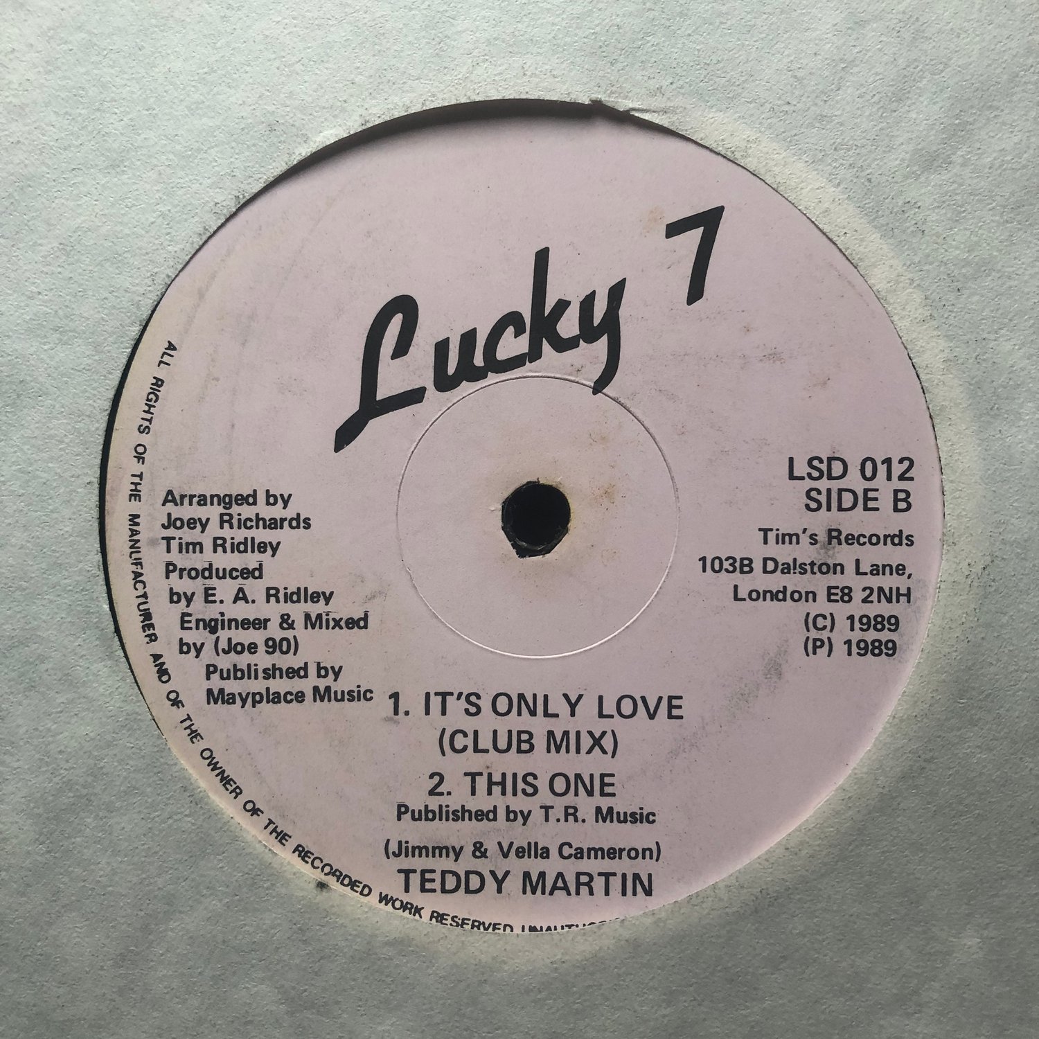 Image of Teddy Martin – It's Only Love