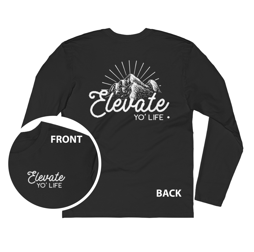 Image of Elevate Yo Life Front Back Long Sleeve