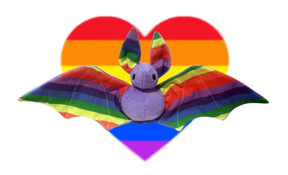 Image of Pride bat - Multiple Colour Options - Made to Order