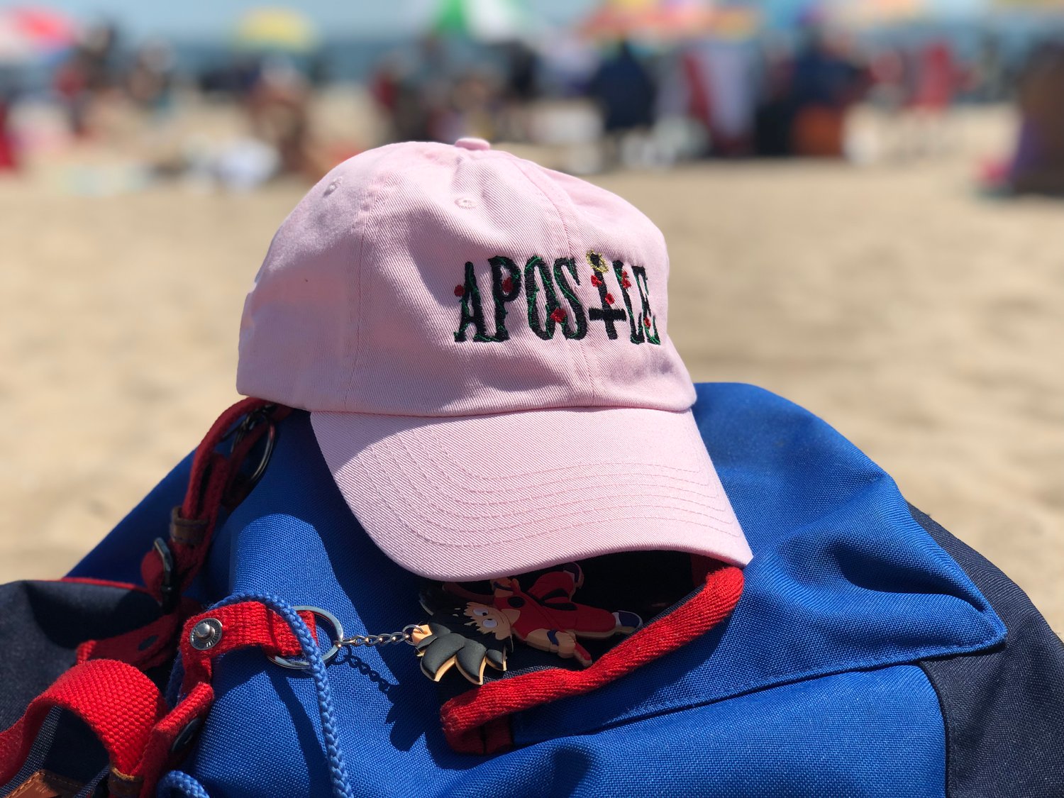 Image of Light Pink Vines Dad Hat