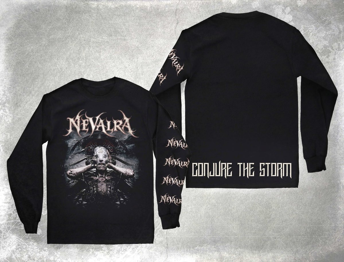 Image of NEVALRA - "Conjure the Storm" Album Cover Long-Sleeve