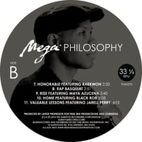 Image 4 of CORMEGA "MEGA PHILOSOPHY" 5 YEAR ANNIVERSARY (Electric Blue) Colored Vinyl LP reissue