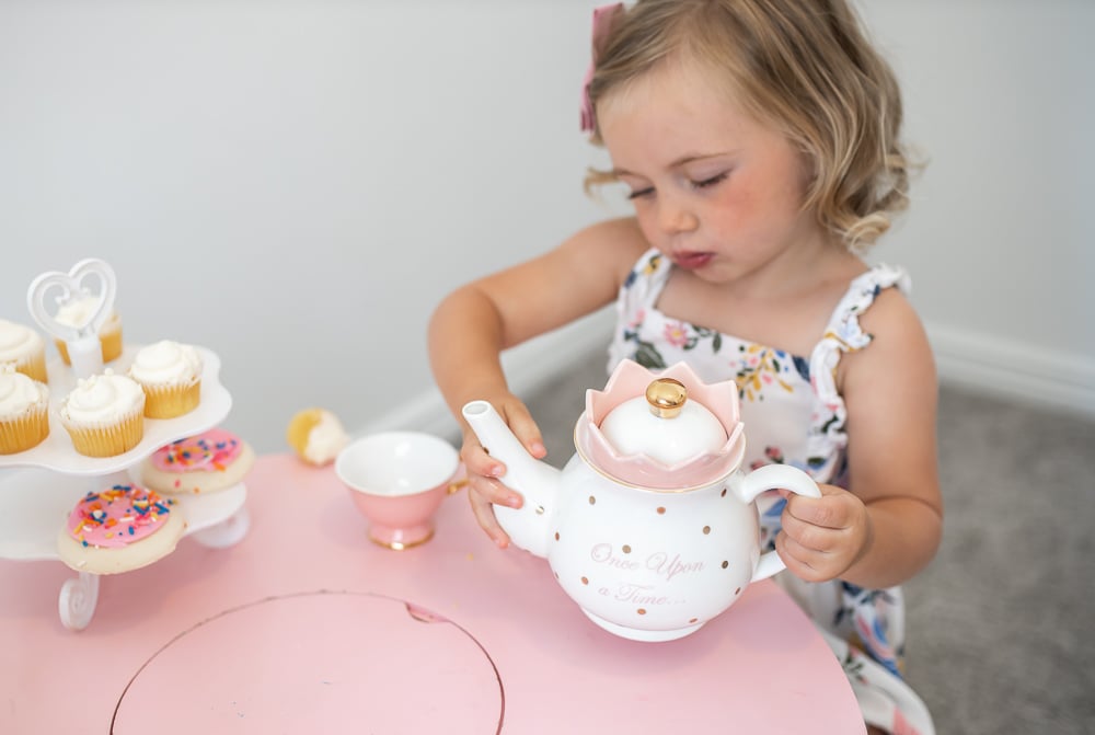 baby girl tea set