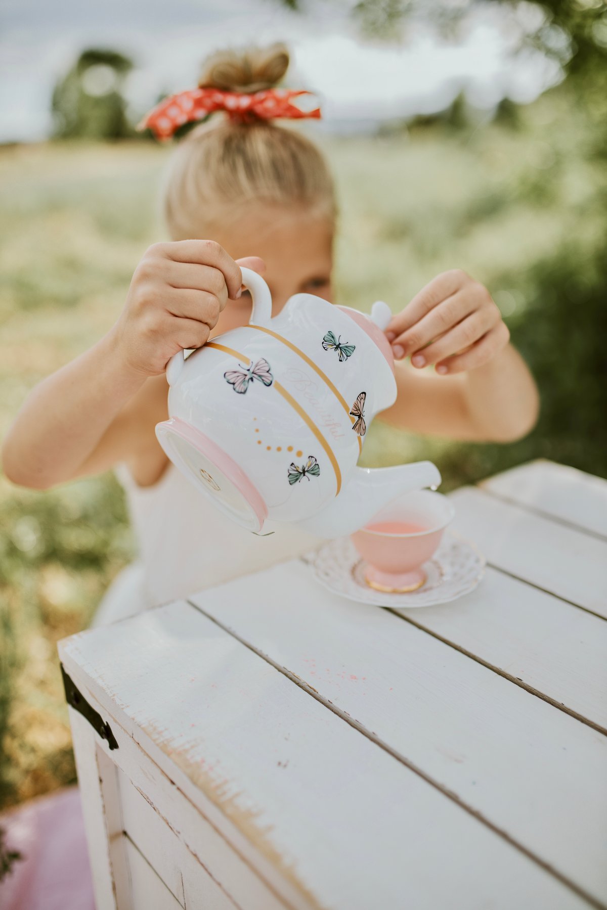 Image of Beautiful Butterfly Tea Set