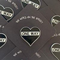 One Way Heart Pin 12 Pack!