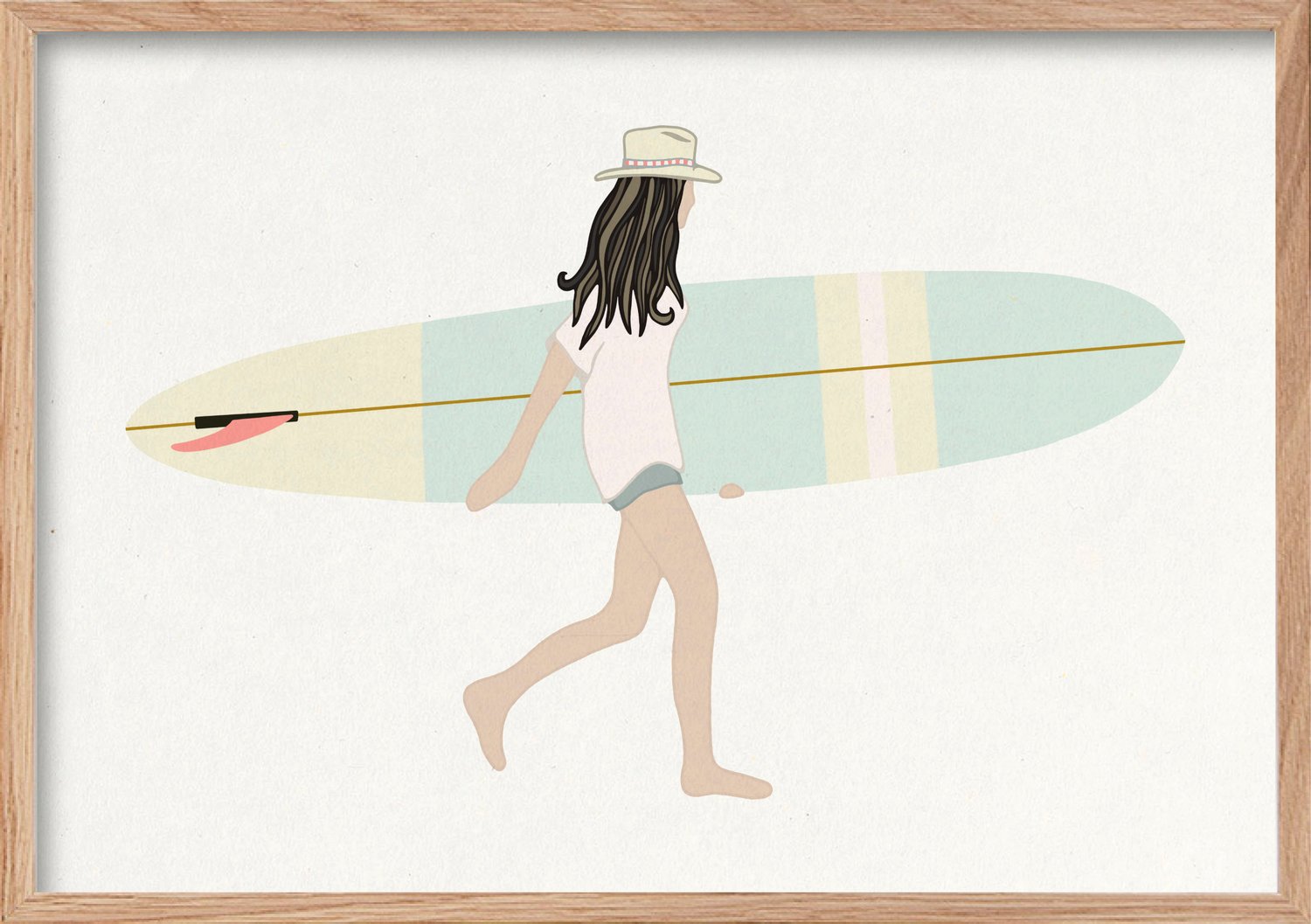 Image of Surf Art Print - 'SUMMER SOLSTICE'
