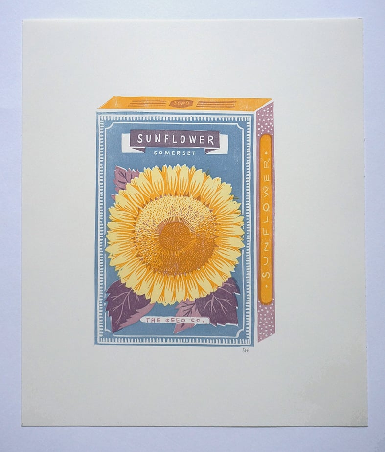 Image of July Print - Sunflower