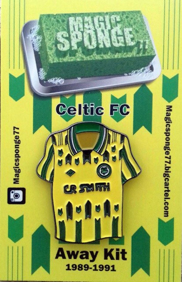 Image of Out Now Celtic FC Green Arrows Away Kit Pin