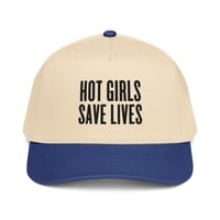 Image 8 of HOT GIRLS SAVE LIVES - THE TWO TONE BASEBALL HAT IN BLACK