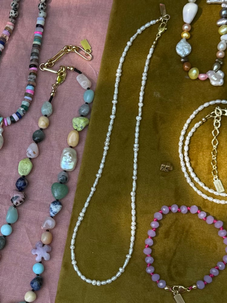 Image of Petite pearl necklace 