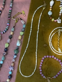 Image 1 of Petite pearl necklace 