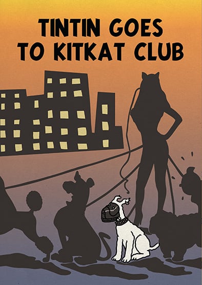 Image of Tintin goes to Kitkat Club