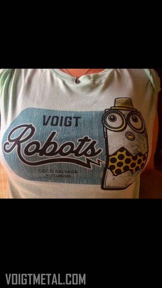 Image of Voigt Robots Mint T-Shirt 