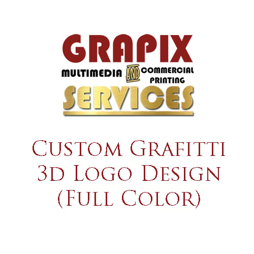 Image of Custom Graffiti 3D Logo Design 