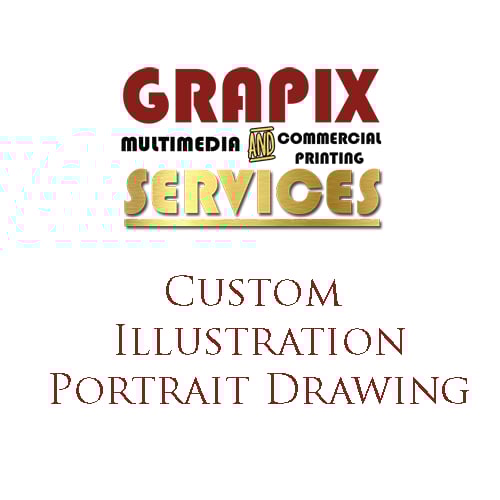 Image of Custom Illustration Portrait Drawing