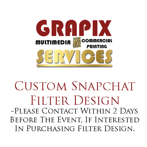 Image of Custom Snapchat Filter Design