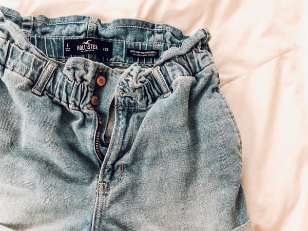 Image of High Waist Hollister Mom Shorts