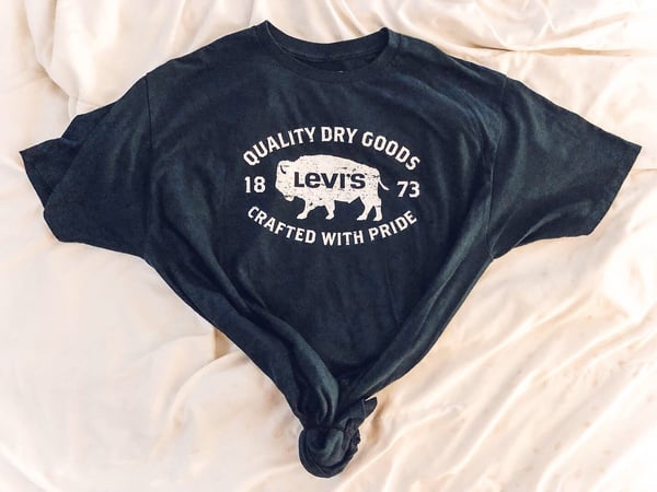 Image of Dark Blue Levi’s Tee 