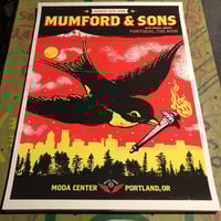 Image 3 of Mumford & Sons - 8.05.19 Portland AP Poster
