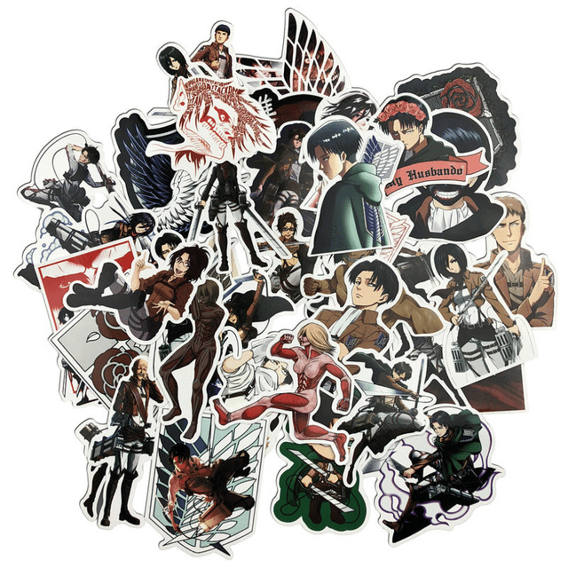 Image of NEW 42PCS Attack on Titan Stickers