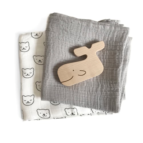 Image of Lange en coton gris