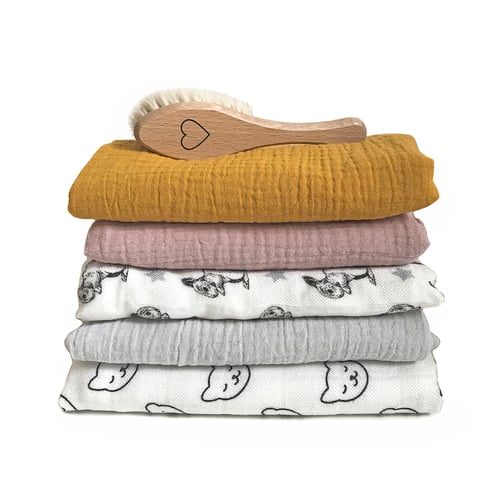 Image of Lange en coton gris