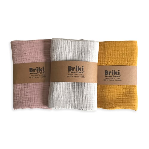 Image of Lange en coton vieux rose