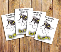 Image 2 of Bee Happy - limited edition print and Thank-You cards