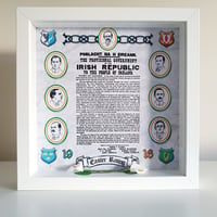 Image 1 of Proclamation of the Irish Republic box frame.